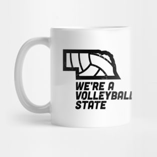 Volleyball State Nebraska Mug